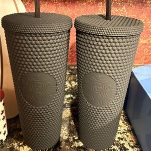 Starbucks Matte Black Studded Tumblers
